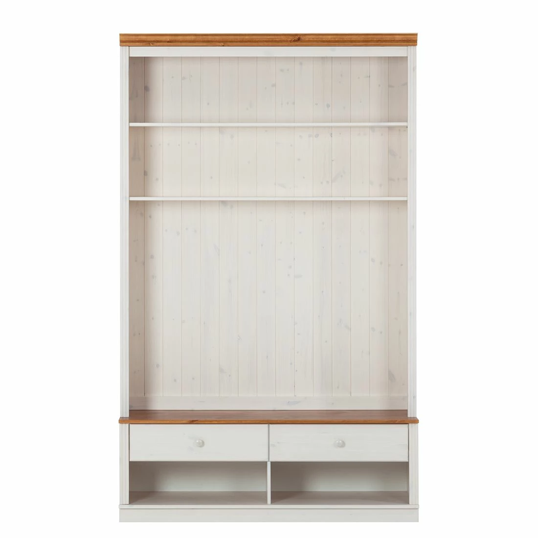 Maison Belfort TV-Wand Lillehammer I - Kiefer massiv - Kiefer Weiß / Kiefer Honig 3 Maison Belfort TV-Wand Lillehammer I - Kiefer massiv - Kiefer Weiß / Kiefer Honig – Bild 3