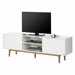 Mørteens TV-Lowboard Lindholm - Weiß - 180 x 45 cm