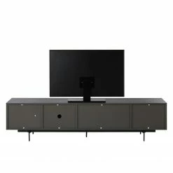 Studio Copenhagen TV-Lowboard Payara - Echtholzfurnier - Walnuss / Anthrazit -Wohnzimmermöbel boutique en ligne tv lowboard payara walnuss schwarz 4372792