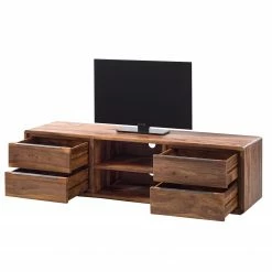 Ars Natura TV-Lowboard Trangle I - Sheesham massiv -Wohnzimmermöbel boutique en ligne tv lowboard trangle i sheesham massiv sheesham hell 4944236