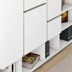 Loftscape TV-Wand Emporior IV - Matt Hellbeige / Matt Weiß - Breite: 294 cm 14 Loftscape TV-Wand Emporior IV - Matt Hellbeige / Matt Weiß - Breite: 294 cm -Wohnzimmermöbel boutique en ligne tv wand emporior iv hochglanz weiss 5161936