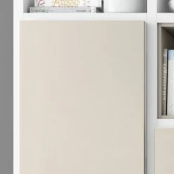 Loftscape TV-Wand Emporior IV - Matt Weiß / Matt Hellbeige - Breite: 294 cm -Wohnzimmermöbel boutique en ligne tv wand emporior iv hochglanz weiss matt hellbeige 5153636