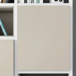 Loftscape TV-Wand Emporior IV - Matt Weiß / Matt Hellbeige - Breite: 249 cm -Wohnzimmermöbel boutique en ligne tv wand emporior vi hochglanz weiss matt hellbeige 5153780