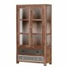 Red Living Vitrinenschrank Farasi - Sheesham massiv