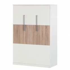 Schrankbett KiYDOO smart - Weiß / Eiche Sonoma Dekor - 110 x 205cm - Kaltschaummatratze 19 Schrankbett KiYDOO smart - Weiß / Eiche Sonoma Dekor - 110 x 205cm - Kaltschaummatratze -Wohnzimmermöbel boutique en ligne wandklappbett majano 110 x 205 cm kaltschaummatratze weiss eiche sonoma dekor 1691186