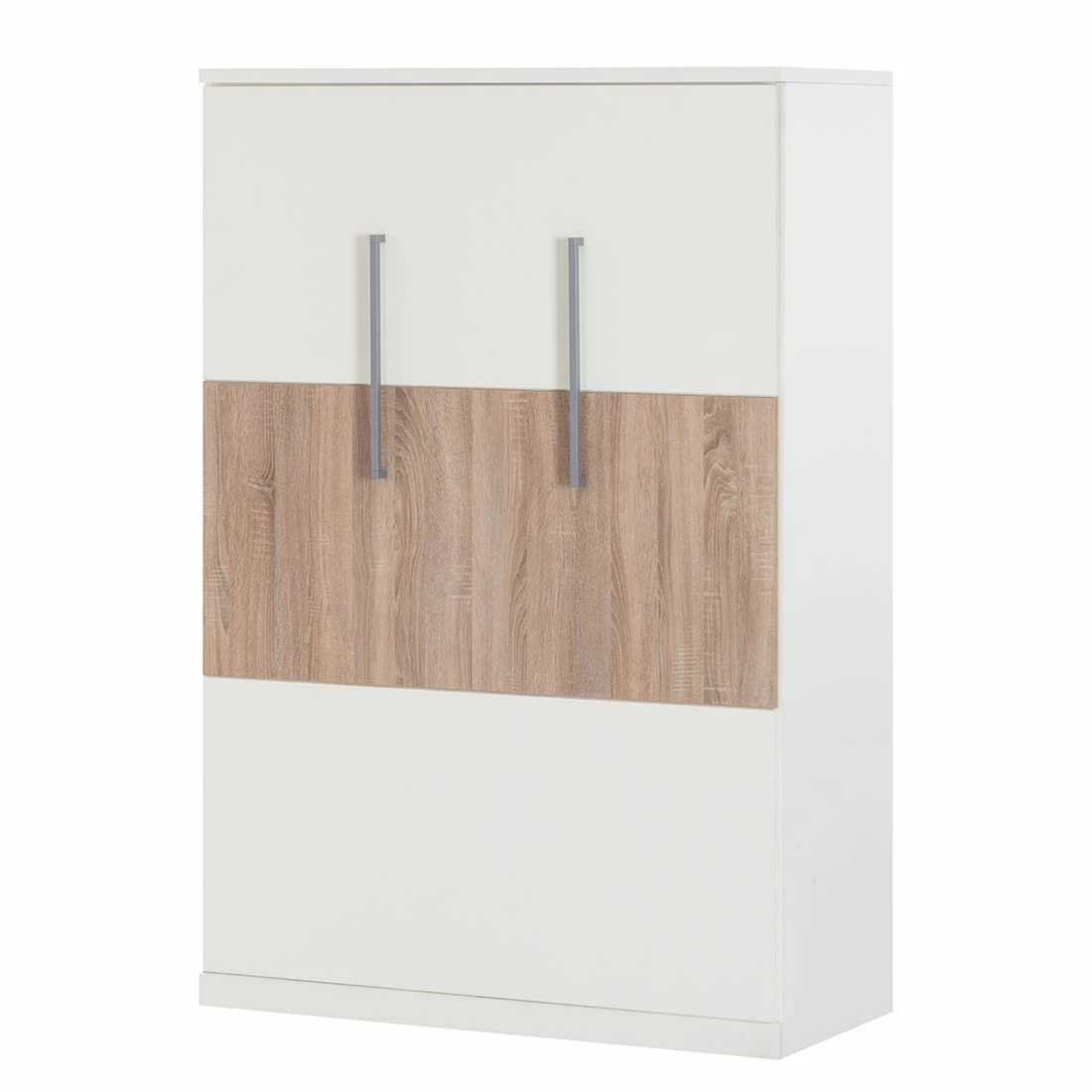 Schrankbett KiYDOO smart - Weiß / Eiche Sonoma Dekor - 110 x 205cm - Kaltschaummatratze 7 Schrankbett KiYDOO smart - Weiß / Eiche Sonoma Dekor - 110 x 205cm - Kaltschaummatratze – Bild 7