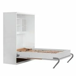 Schrankbett KiYDOO smart - Weiß / Eiche Sonoma Dekor - 110 x 205cm - Kaltschaummatratze 24 Schrankbett KiYDOO smart - Weiß / Eiche Sonoma Dekor - 110 x 205cm - Kaltschaummatratze -Wohnzimmermöbel boutique en ligne wandklappbett majano 110 x 205 cm kaltschaummatratze weiss eiche sonoma dekor 1691206