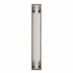 GWINNER Wohnwand Anzio I (4-teilig) - Matt Weiß - Glastür links - Mit Beleuchtung -Wohnzimmermöbel boutique en ligne wandregal anzio ii weiss 4524736