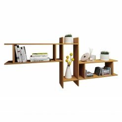 VCM Wandregal Sirola Maxi (3er Set) - Buche Dekor