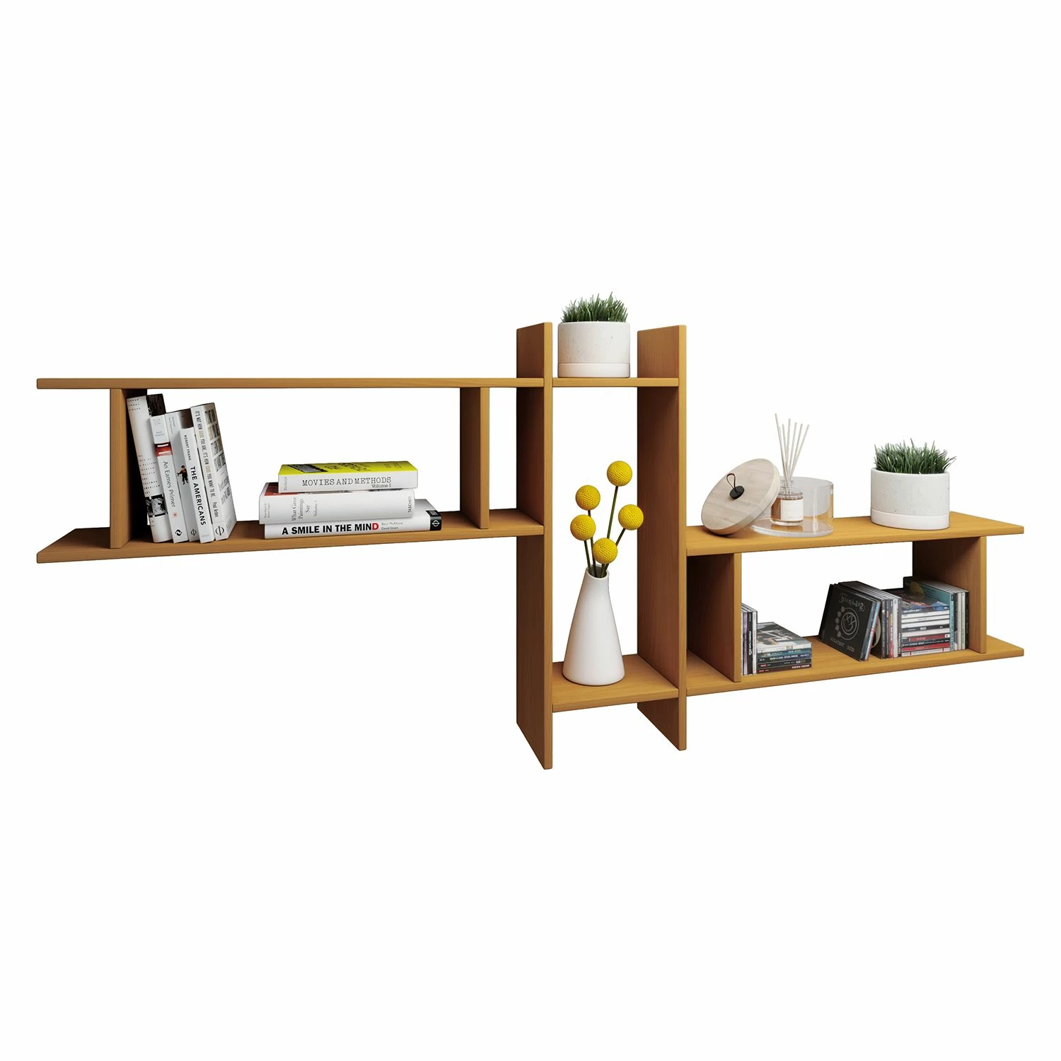 VCM Wandregal Sirola Maxi (3er Set) - Buche Dekor 1 VCM Wandregal Sirola Maxi (3er Set) - Buche Dekor