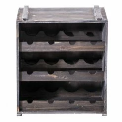 PureDay Weinregal Claire - Tannenholz - Grün -Wohnzimmermöbel boutique en ligne weinregal claire tannenholz gruen 3440161