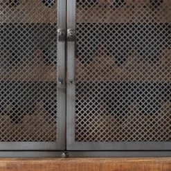 Ars manufacti Weinschrank Hunter - Mango massiv / Metall - Mango / Blaugrau 16 Ars manufacti Weinschrank Hunter - Mango massiv / Metall - Mango / Blaugrau -Wohnzimmermöbel boutique en ligne weinschrank hunter mango massiv metall mango blaugrau 4845752