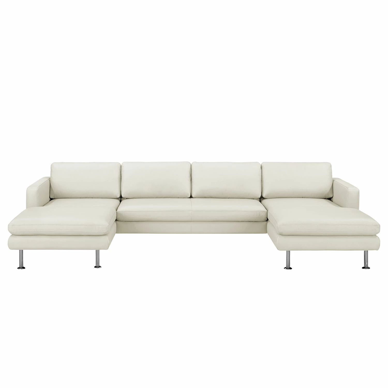 Fredriks Wohnlandschaft Bivona II Echtleder - Perlweiß 3 Fredriks Wohnlandschaft Bivona II Echtleder - Perlweiß – Bild 3