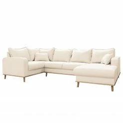 Mørteens Wohnlandschaft Greeneville - Ecru - Longchair davorstehend rechts