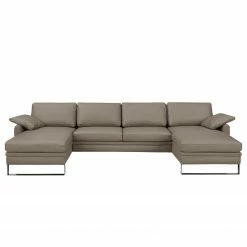 Fredriks Wohnlandschaft Laureto II Echtleder - Schlamm -Wohnzimmermöbel boutique en ligne wohnlandschaft laureto ii echtleder schlamm 4187176