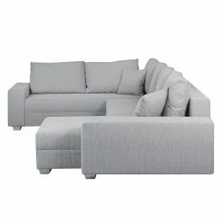 Roomscape Wohnlandschaft Loorana - (mit Schlaffunktion) - beidseitig montierbar - Strukturstoff - Lichtgrau -Wohnzimmermöbel boutique en ligne wohnlandschaft loorana mit schlaffunktion strukturstoff ottomane longchair beidseitig montierbar hellgrau 4096628