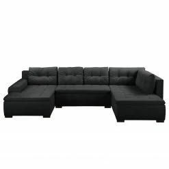 Fredriks Wohnlandschaft Norley (mit Schlaffunktio 24 Fredriks Wohnlandschaft Norley (mit Schlaffunktio -Wohnzimmermöbel boutique en ligne wohnlandschaft norley mit schlaffunktion webstoff longchair davorstehend links ottomane rechts dunkelgrau 5102484