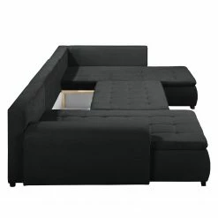 Fredriks Wohnlandschaft Norley (mit Schlaffunktio 26 Fredriks Wohnlandschaft Norley (mit Schlaffunktio -Wohnzimmermöbel boutique en ligne wohnlandschaft norley mit schlaffunktion webstoff longchair davorstehend links ottomane rechts dunkelgrau 5102492