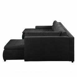 Fredriks Wohnlandschaft Norley (mit Schlaffunktio 28 Fredriks Wohnlandschaft Norley (mit Schlaffunktio -Wohnzimmermöbel boutique en ligne wohnlandschaft norley mit schlaffunktion webstoff longchair davorstehend links ottomane rechts dunkelgrau 5102500