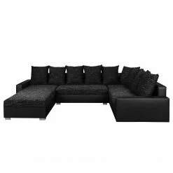 Fredriks Wohnlandschaft Sibenik - (mit Schlaffunktion) - Kunstleder/Strukturstoff - Anthrazit - Longchair davorstehend links / Ottomane rechts -Wohnzimmermöbel boutique en ligne wohnlandschaft sibenik kunstleder strukturstoff anthrazit longchair davorstehend links ottomane rechts 4960068