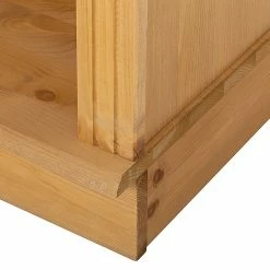 Maison Belfort Wohnwand Lillehammer I (3-teilig) - Kiefer massiv - Kiefer Natur -Wohnzimmermöbel boutique en ligne wohnwand lillehammer i 3 teilig kiefer massiv kiefer 1654962