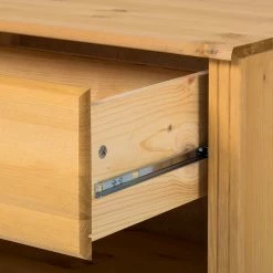 Maison Belfort Wohnwand Lillehammer I (3-teilig) - Kiefer massiv - Kiefer Natur -Wohnzimmermöbel boutique en ligne wohnwand lillehammer i 3 teilig kiefer massiv kiefer 1654978