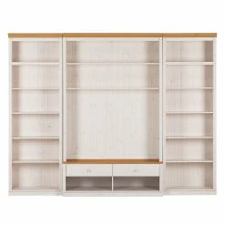 Maison Belfort Wohnwand Lillehammer I (3-teilig) - Kiefer massiv - Kiefer Weiß / Kiefer Honig 12 Maison Belfort Wohnwand Lillehammer I (3-teilig) - Kiefer massiv - Kiefer Weiß / Kiefer Honig -Wohnzimmermöbel boutique en ligne wohnwand lillehammer i 3 teilig kiefer massiv weiss kiefer 1305274