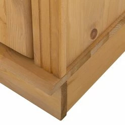 Maison Belfort Wohnwand Lillehammer III (3-teilig) - Kiefer massiv - Kiefer Natur -Wohnzimmermöbel boutique en ligne wohnwand lillehammer iii 3 teilig kiefer massiv kiefer 1655222