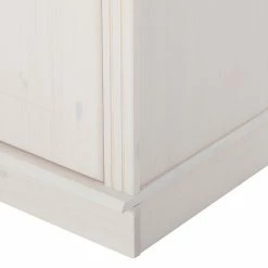 Maison Belfort Wohnwand Lillehammer III (3-teilig) - Kiefer massiv - Kiefer Weiß -Wohnzimmermöbel boutique en ligne wohnwand lillehammer iii 3 teilig kiefer massiv weiss 1655278