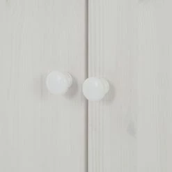 Maison Belfort Regalwand Lillehammer III - Kiefer massiv - Kiefer Weiß / Kiefer Honig -Wohnzimmermöbel boutique en ligne wohnwand lillehammer iii 3 teilig kiefer massiv weiss honig 1067722