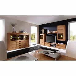 Ars Natura Wohnwand NatureStar II (4-teilig) - Kernbuche teilmassiv -Wohnzimmermöbel boutique en ligne wohnwand naturestar ii 4 teilig kernbuche teilmassiv 1427539