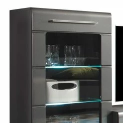 Loftscape Wohnwand Tadeus I (4-teilig) - Inkl. Beleuchtung - Hochglanz Grau / Grau 10 Loftscape Wohnwand Tadeus I (4-teilig) - Inkl. Beleuchtung - Hochglanz Grau / Grau -Wohnzimmermöbel boutique en ligne wohnwand tadeus i 4 teilig inkl beleuchtung hochglanz grau grau 977138