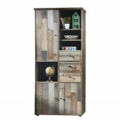 Red Living Wohnwand Tapara (4-teilig) - Braun / Grau -Wohnzimmermöbel boutique en ligne wohnwand tapara ii braun grau 4383692