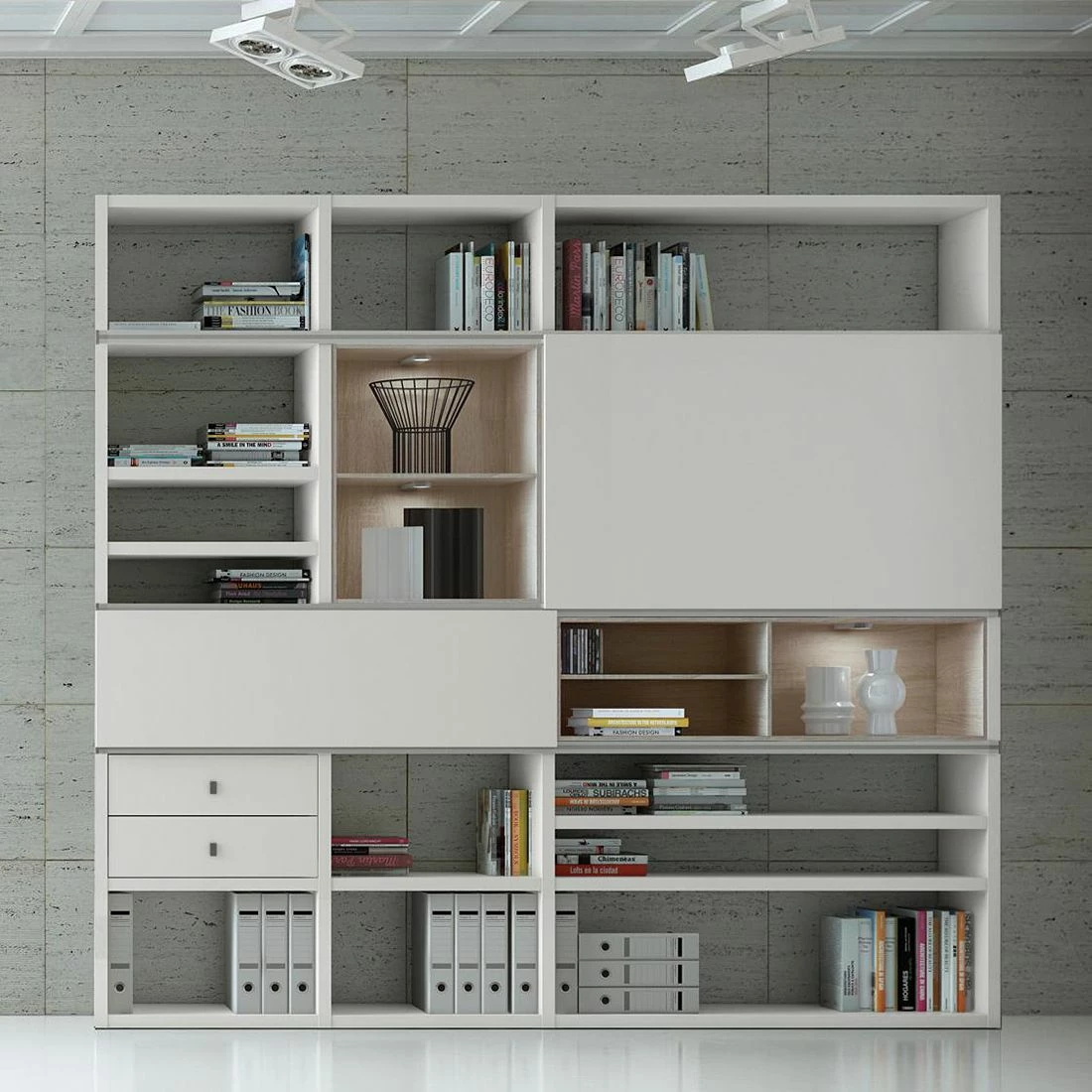 Loftscape XL Regalwand Emporior I.C - Mit Beleuchtung 2 Loftscape XL Regalwand Emporior I.C - Mit Beleuchtung – Bild 2