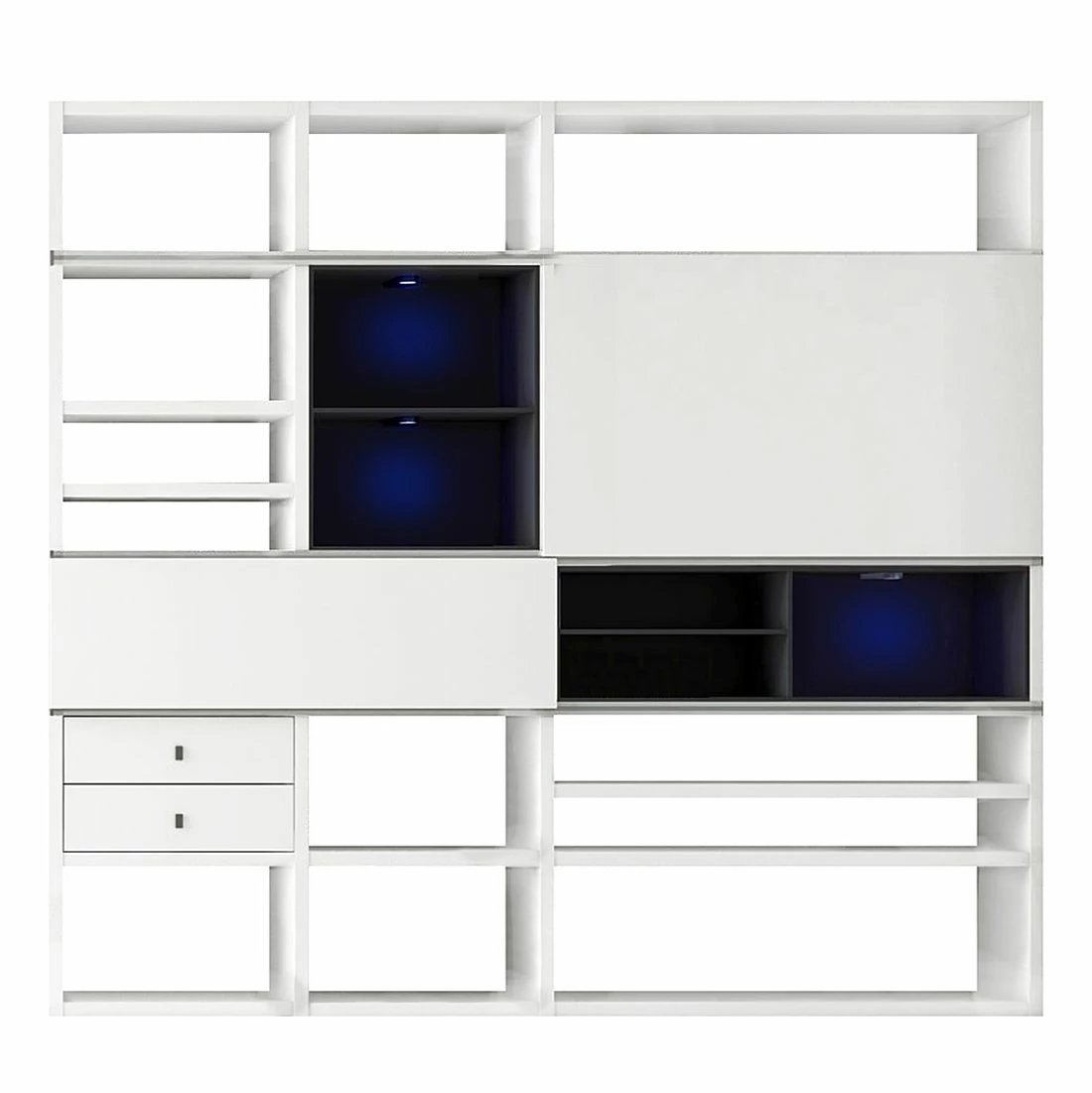 Loftscape XL Regalwand Emporior I.C - Mit Beleuchtung 1 Loftscape XL Regalwand Emporior I.C - Mit Beleuchtung