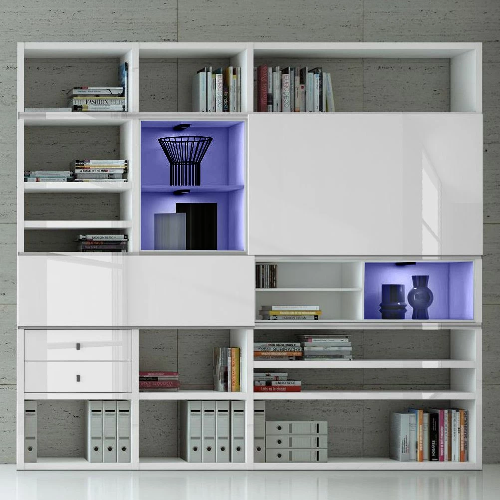Loftscape XL Regalwand Emporior I.C - Mit Beleuchtung 3 Loftscape XL Regalwand Emporior I.C - Mit Beleuchtung – Bild 3