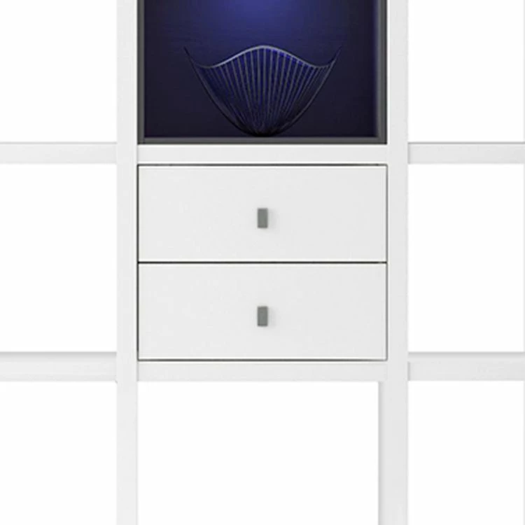 Loftscape XL Regalwand Emporior III.B - Weiß / Schwarz - Mit Beleuchtung 5 Loftscape XL Regalwand Emporior III.B - Weiß / Schwarz - Mit Beleuchtung – Bild 5