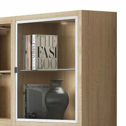 Loftscape XL Regalwand IX.B - Weiß / Eiche Dekor 5 Loftscape XL Regalwand IX.B - Weiß / Eiche Dekor -Wohnzimmermöbel boutique en ligne xl regalwand ix b inkl beleuchtung weiss eiche dekor 1555646