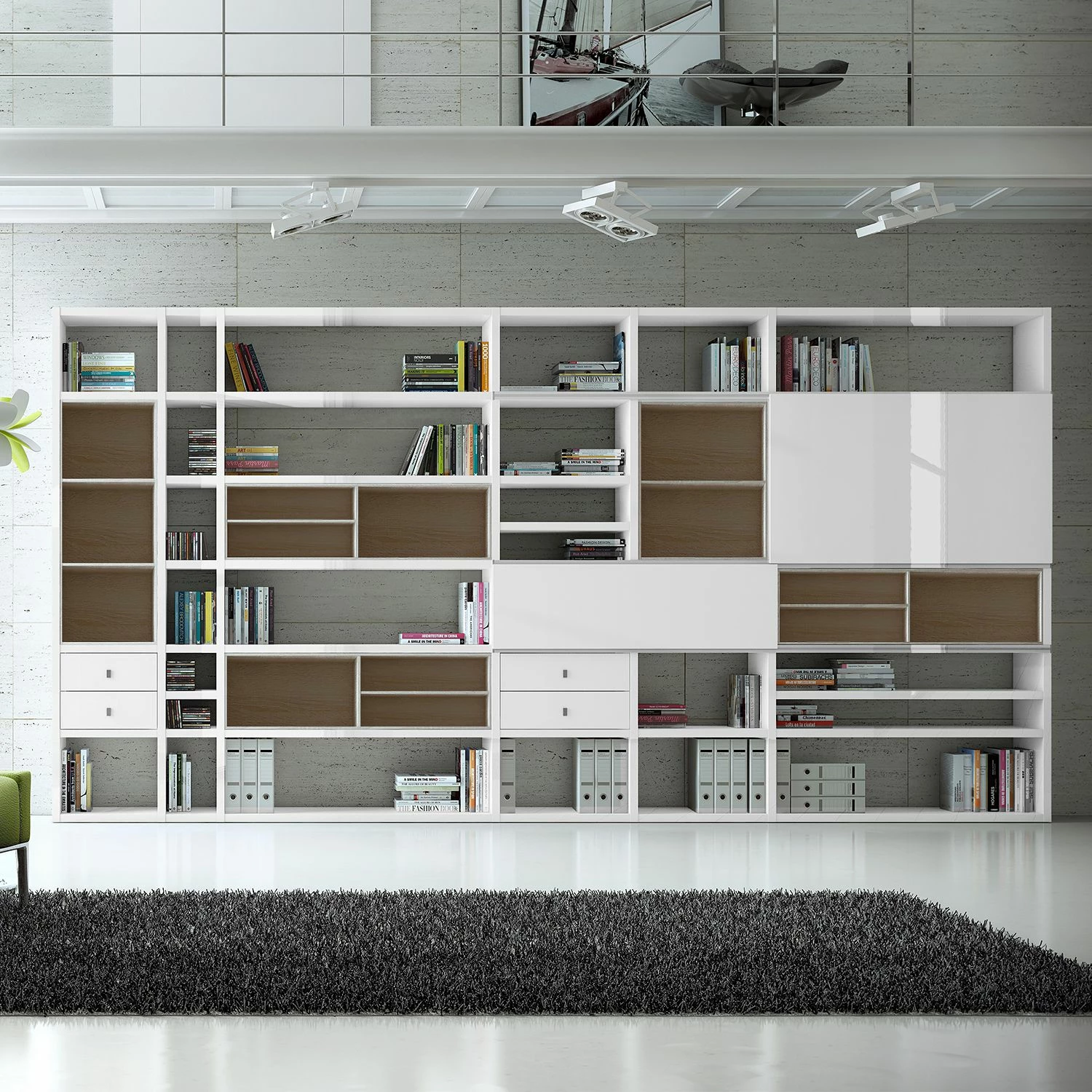 Loftscape XXL Regalwand Emporior I.B - Ohne Beleuchtung 2 Loftscape XXL Regalwand Emporior I.B - Ohne Beleuchtung – Bild 2