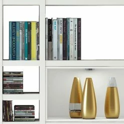 Loftscape XXL Regalwand Emporior III - Cremeweiß - Mit Beleuchtung -Wohnzimmermöbel boutique en ligne xxl regalwand emporior iii weiss 289588