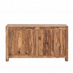 Wolf-Möbel Sideboard Yoga II - Sheesham massiv - Natur -Wohnzimmermöbel boutique en ligne yoga kommode sheesham holz geoelt 6 schubladen 1240610