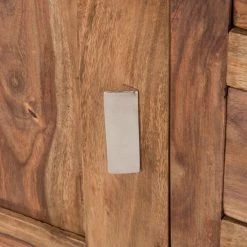 Wolf-Möbel Sideboard Yoga II - Sheesham massiv - Natur -Wohnzimmermöbel boutique en ligne yoga kommode sheesham holz geoelt 6 schubladen 1240613